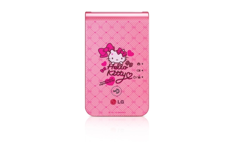 Hello Kitty 別注版流 動相片打印機 PD239SP 的正視圖