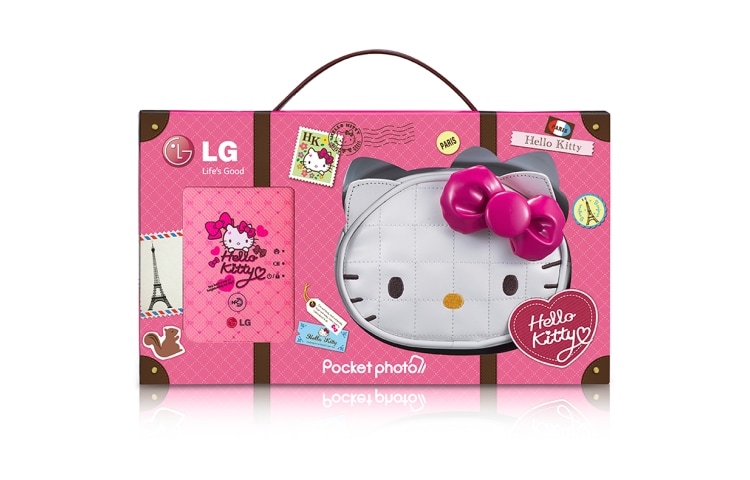LG Hello Kitty 別注版流 動相片打印機, PD239SP