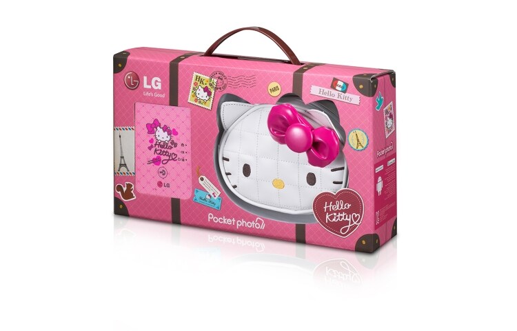 LG Hello Kitty 別注版流 動相片打印機, PD239SP