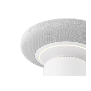 AF20SOUND LG Puricare™ AeroSpeaker 喇叭邊緣的控制按鈕特寫視圖