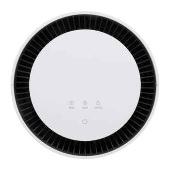 LG 空氣清新機頂部顯示屏特寫