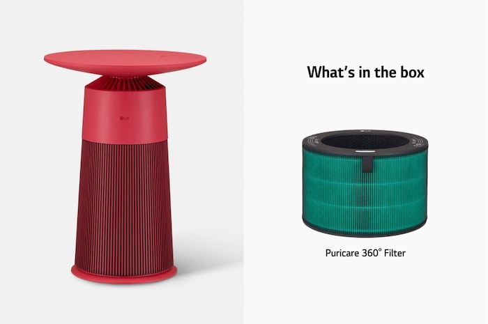 LG PuriCare™ AeroFurniture 空氣清新茶几 (瑰麗紅), AF20ROSE