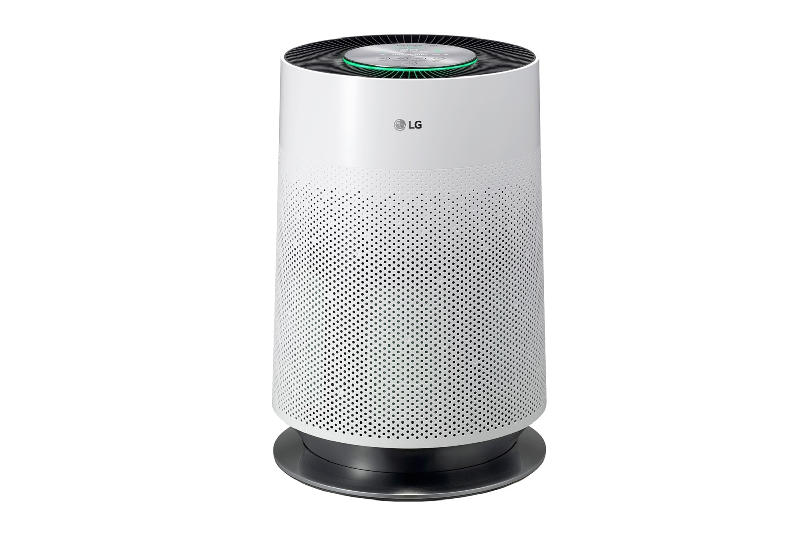 LG PuriCare™ 360° 空氣清新機 AS55GDWU0 的正視圖
