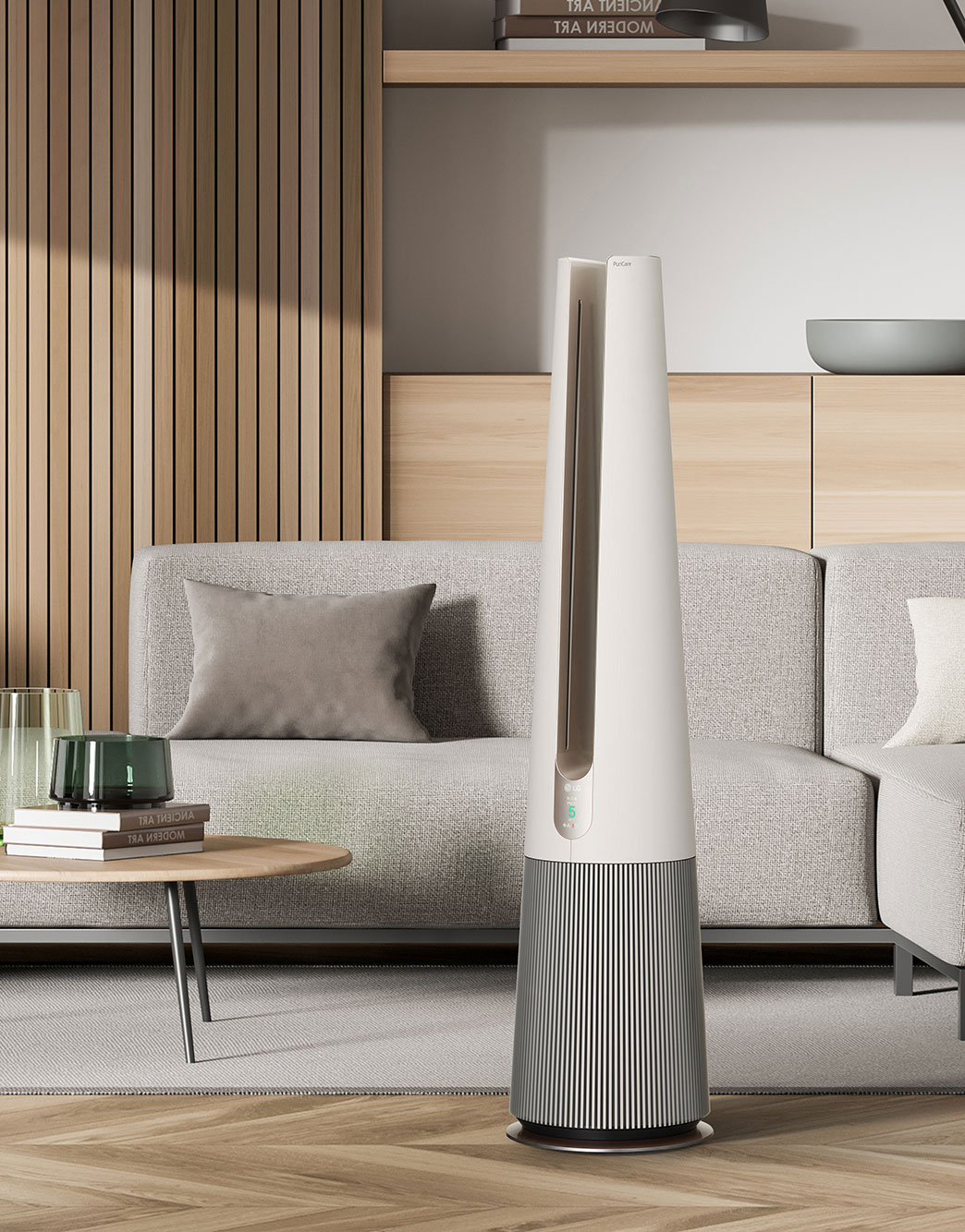 LG AeroTower 三合一空氣淨化風扇 - FH15GPB | LG 香港