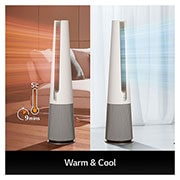 LG PuriCare™ AeroTower 三合一空氣淨化風扇 - 暖風版 (樺木白), FH15GPB