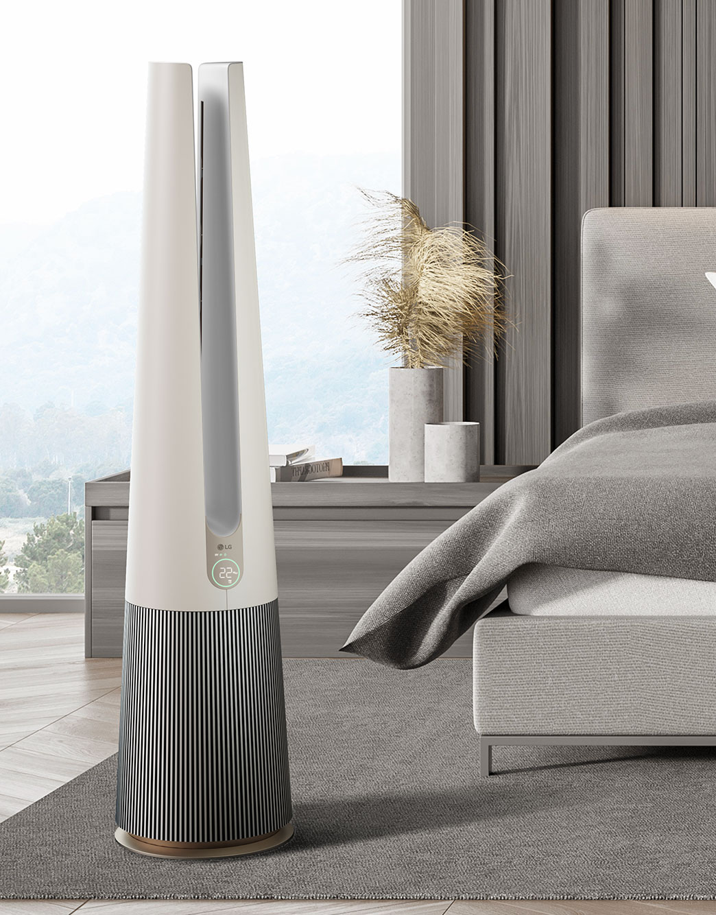 LG AeroTower Hit空氣淨化風扇-FS15GPBK0 | LG 香港