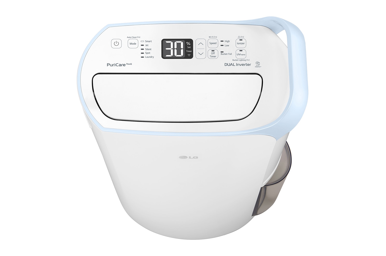 LG 30L 變頻式離子殺菌智能抽濕機, MD18GQBE0