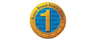 此影像展示 LG 在韓國品牌力指數連續三年排名第一的標誌。