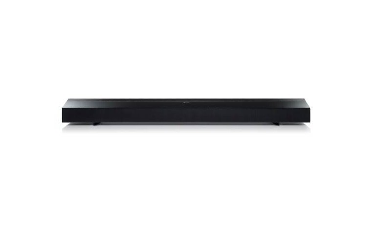 配有內置重低音揚聲器系統的LG NB2520A 揚聲器 組合 NB2520A 的正視圖
