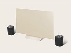 一對配備 LG AI Stereo Suite 7 的 M7 喇叭