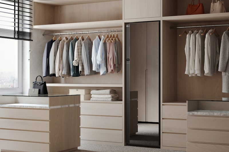 with clothes