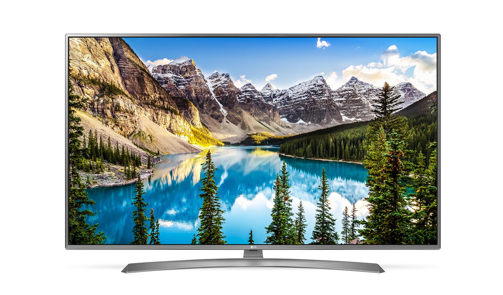 60&#34; UHD 4K HDR Smart TV UJ65 Series 60UJ6500 的正視圖