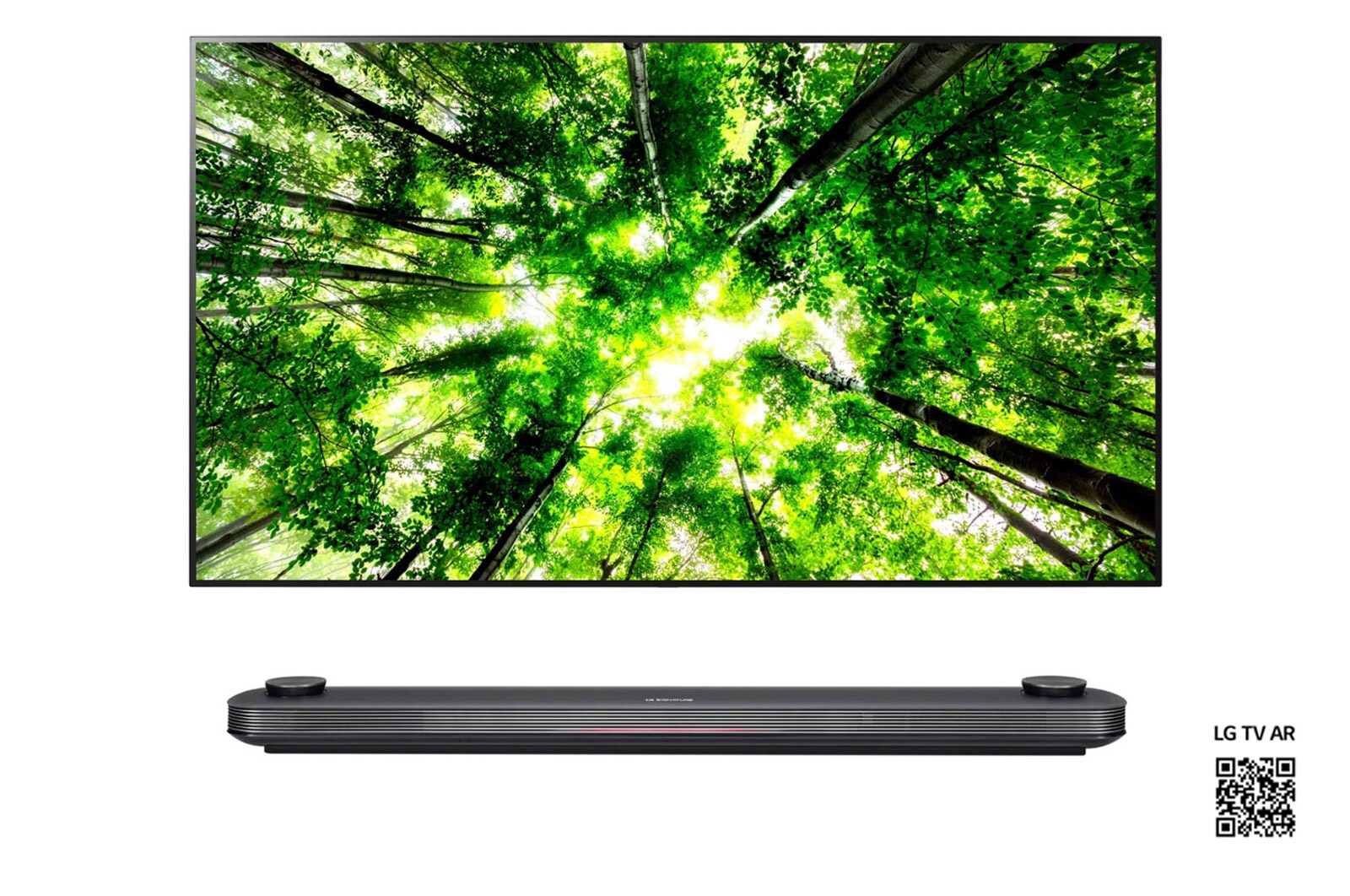 LG SIGNATURE OLED TV W8 OLED77W8XCA 的正視圖