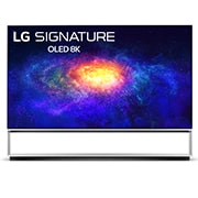 LG SIGNATURE 8K OLED TV OLED88ZXPCA 的正視圖