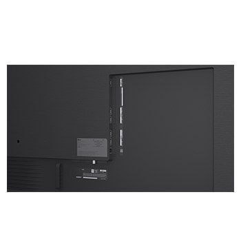 LG QNED evo QNED86 電視的背面圖