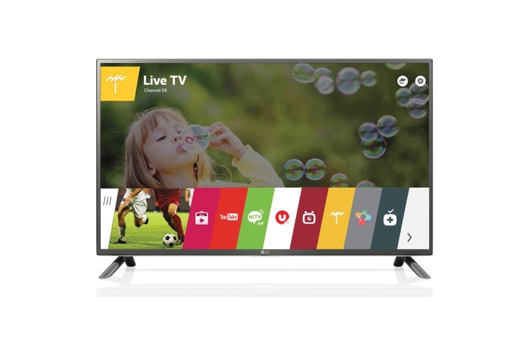LG webOS TV 55LF6500 的正視圖