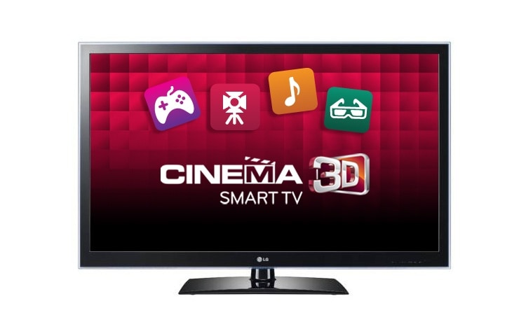 Cinema 3D Smart TV 55LW5500 的正視圖