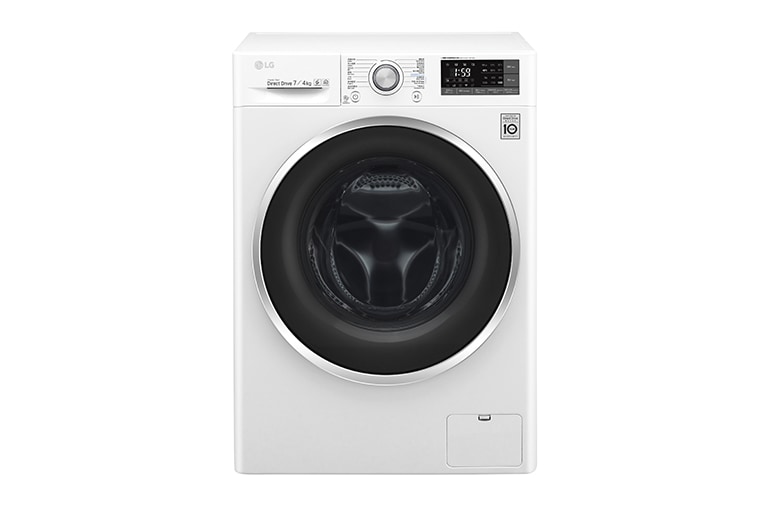 7 公斤 1200 轉 洗衣乾衣機 WF-C1207C3W 的正視圖
