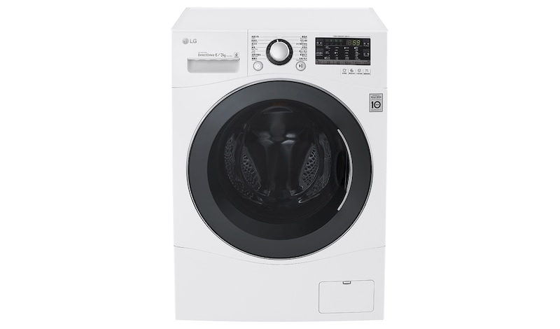 LG 6公斤 1200轉 纖薄型 洗衣乾衣機, WF-CT1206PW