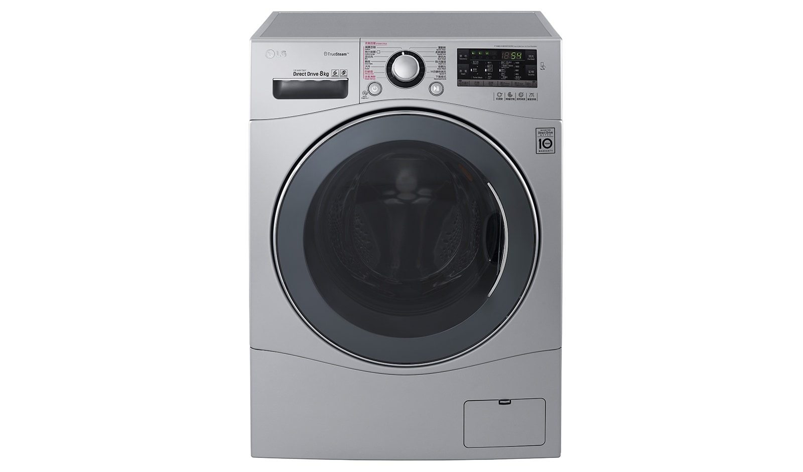 8公斤 1400轉 Turbo Wash™ True Steam™蒸氣 洗衣機