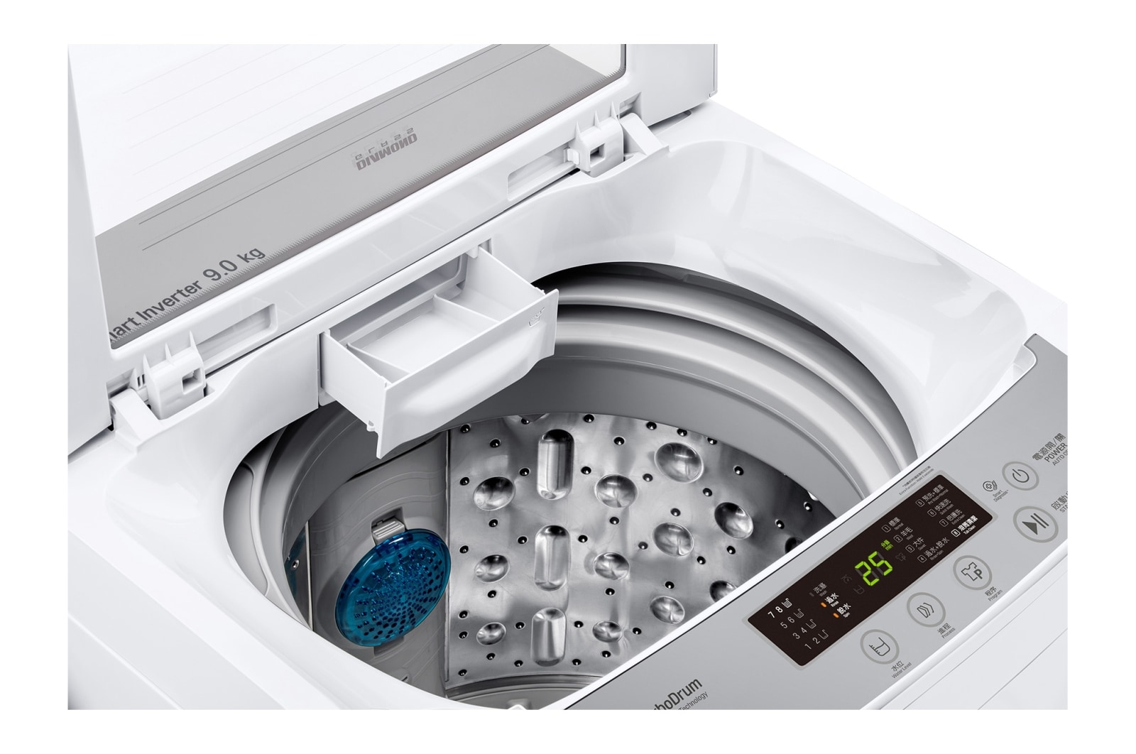 LG 9 公斤 740 轉 智能變頻洗衣機, WT-90WC
