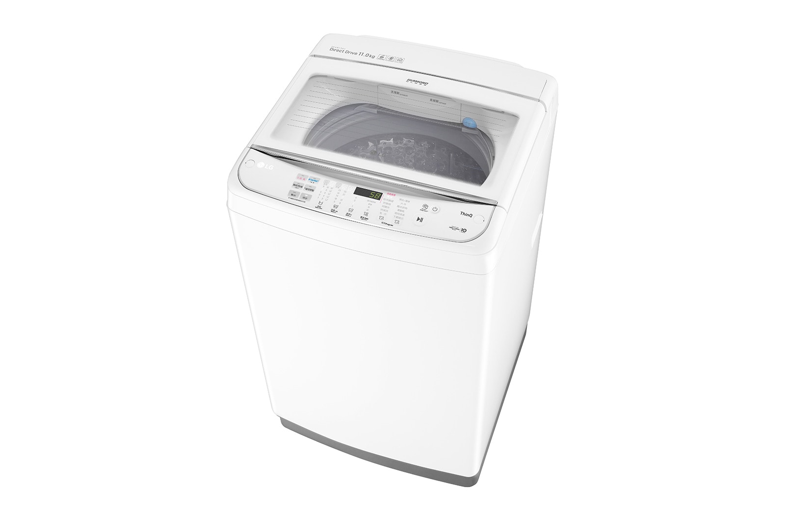 LG 11 公斤 950 轉 TurboWash3D™ 蒸氣洗衣機, WT-S11WH