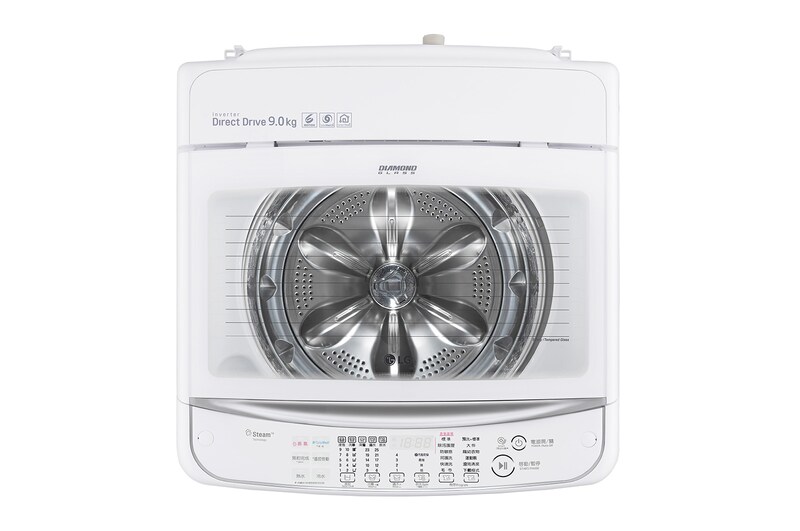 LG 9 公斤 750 轉 TurboWash3D™ 蒸氣洗衣機, WT-WHE90SW