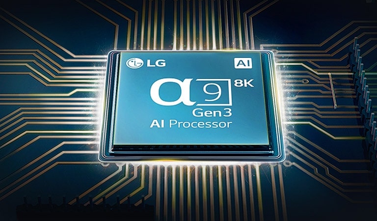 α9 晶片嵌於電視主板。