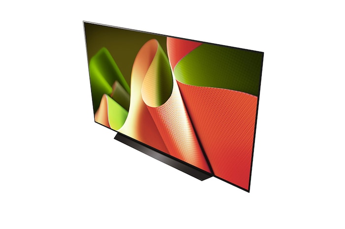 LG OLED B4 TV 從上方看的斜視角