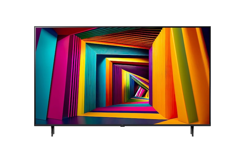 LG UHD 4K 智能電視 UT90 的正面圖