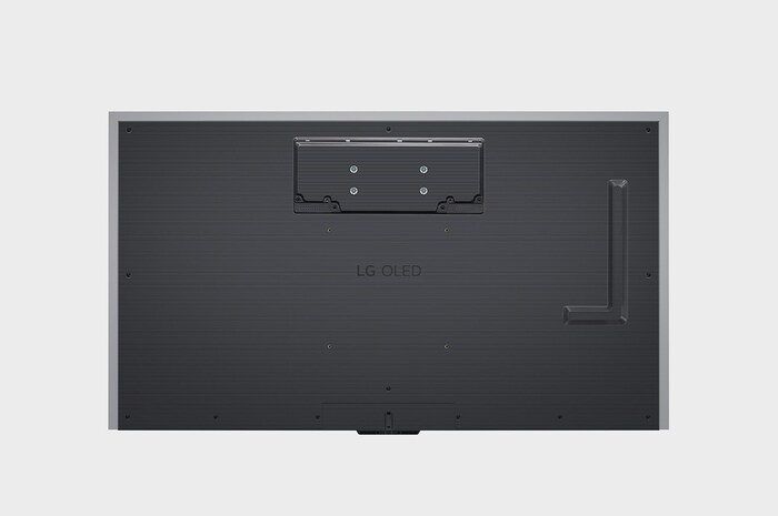  LG OLED evo M4 4K 智能電視的後視圖