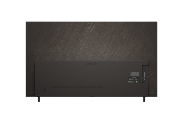LG OLED AI B5 4K 智能電視的後視圖。