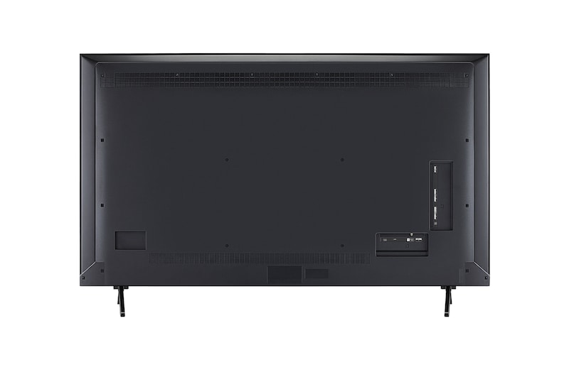 LG QNED evo QNED92 電視的後視圖。