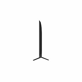 LG QNED evo QNED92 電視左側面視圖。