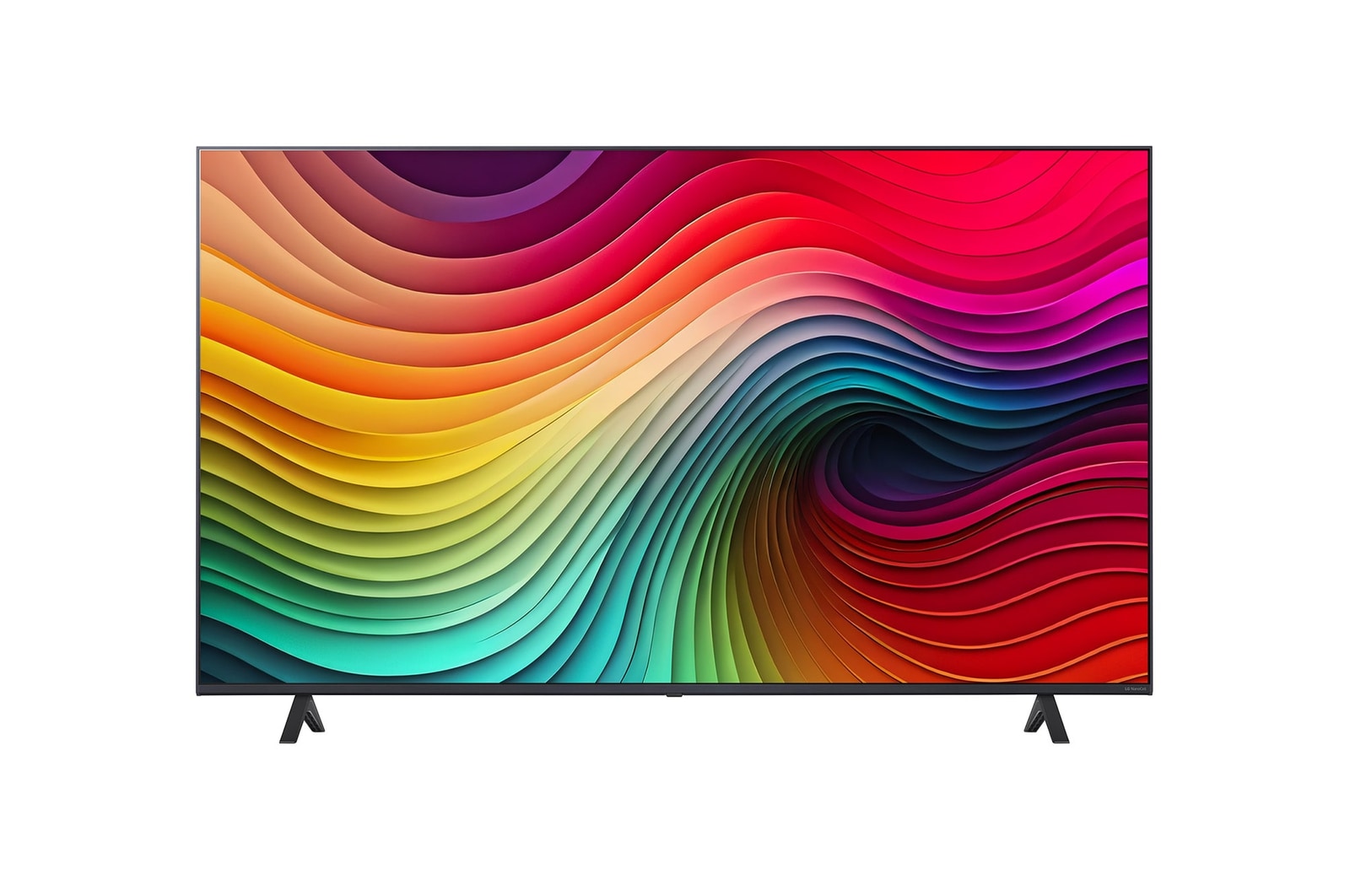 LG NanoCell 電視 NANO80 的正面圖