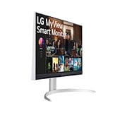 LG 32 吋 4K 超高清智能顯示器，配備 webOS, 32SQ730S-W