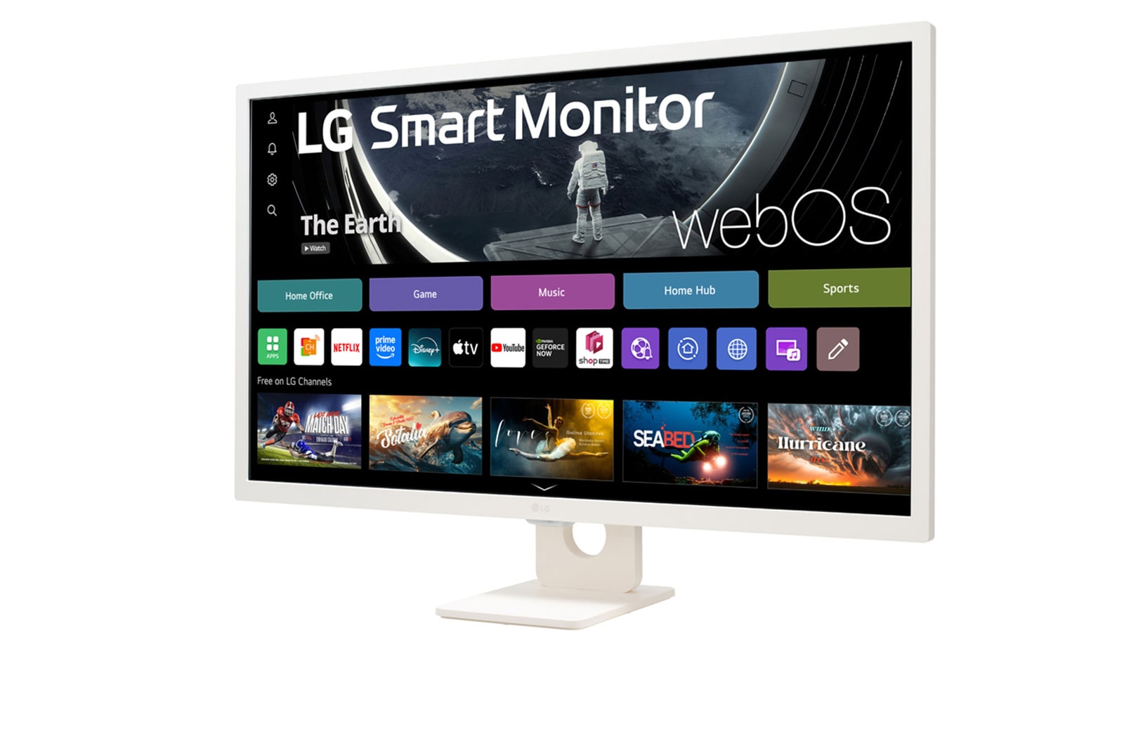 LG 31.5 吋全高清 IPS 智能顯示器，配備 webOS, 32SR50F-W