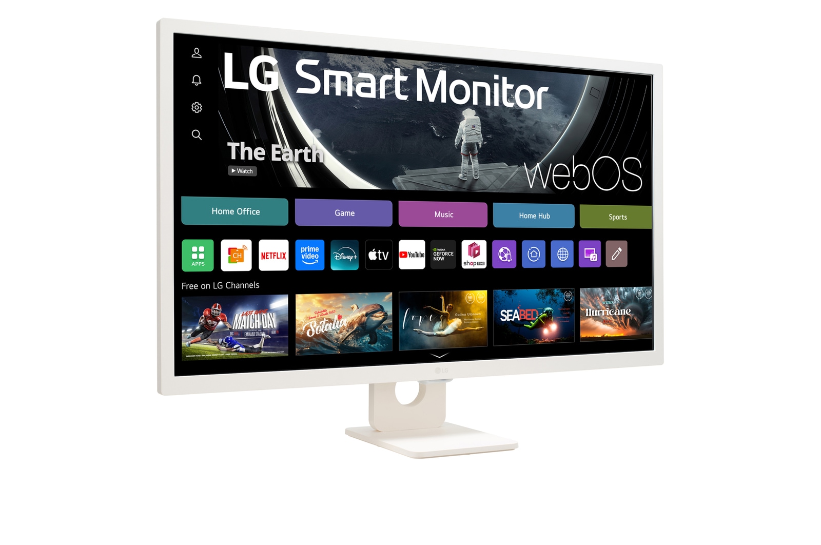 LG 31.5 吋全高清 IPS 智能顯示器，配備 webOS, 32SR50F-W