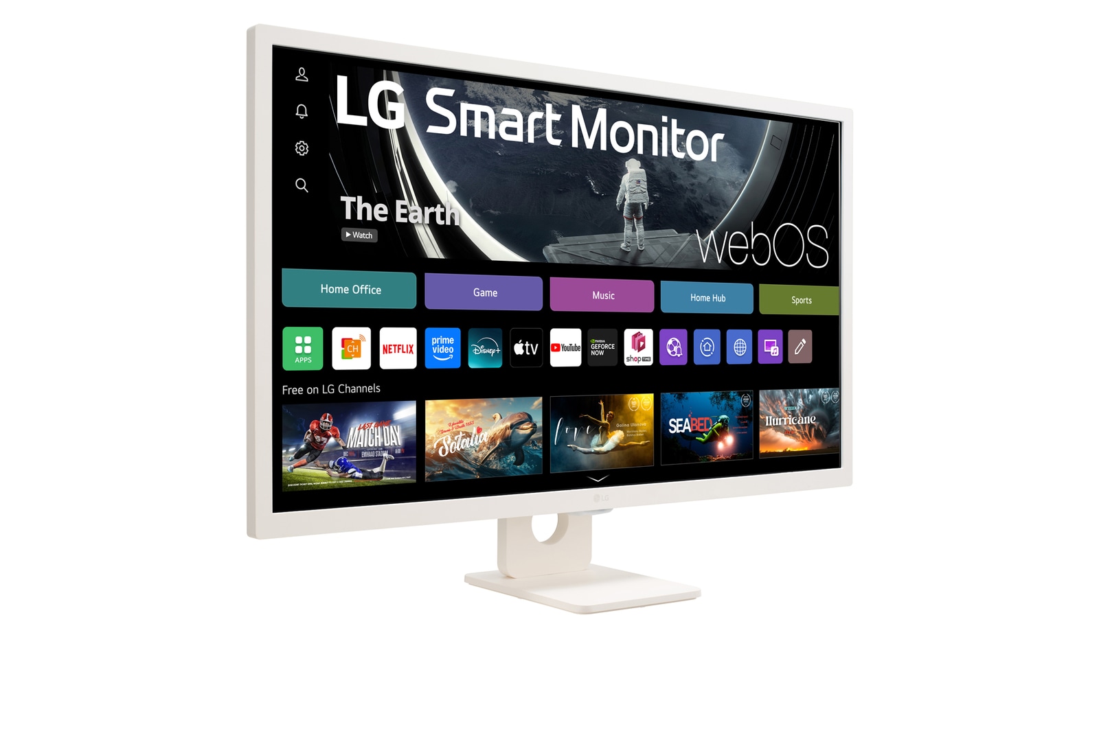 LG 31.5 吋全高清 IPS 智能顯示器，配備 webOS, 32SR50F-W