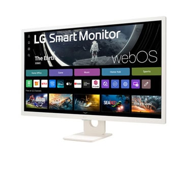 LG 31.5 吋全高清 IPS 智能顯示器，配備 webOS, 32SR50F-W