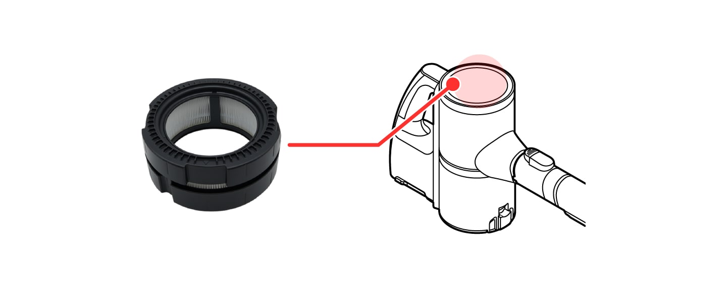 LG CordZero™ A9L Exhaust Filter - COV30219501 | LG Hong Kong