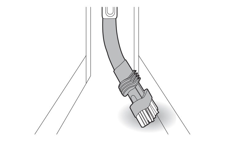 This tool is flexible and its length can be adjusted making it especially useful for cleaning inside vehicles or in narrow spaces under and behind furniture where an angled tool is needed