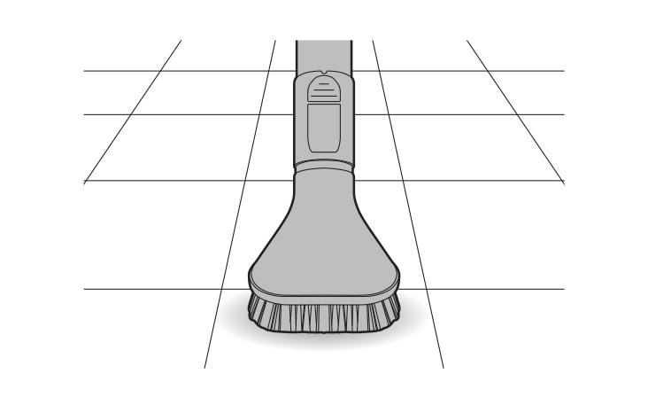 Firm bristles remove solidified dirt from hard surfaces Clean up hair or foreign objects that are entangled in carpets or rugs