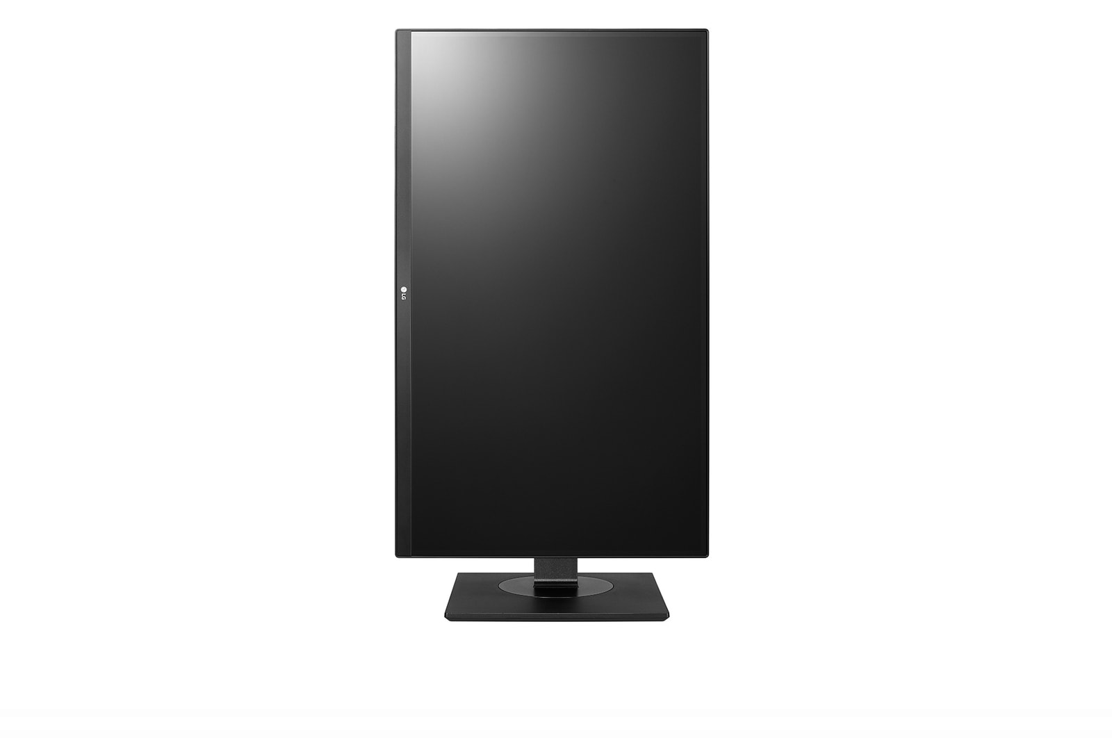 side view of 27hj713c of the monitor moving downwards for height adjustment