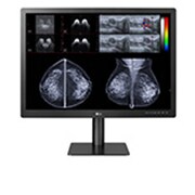 front view of 31HN713D with mammography imaging results on the screen 