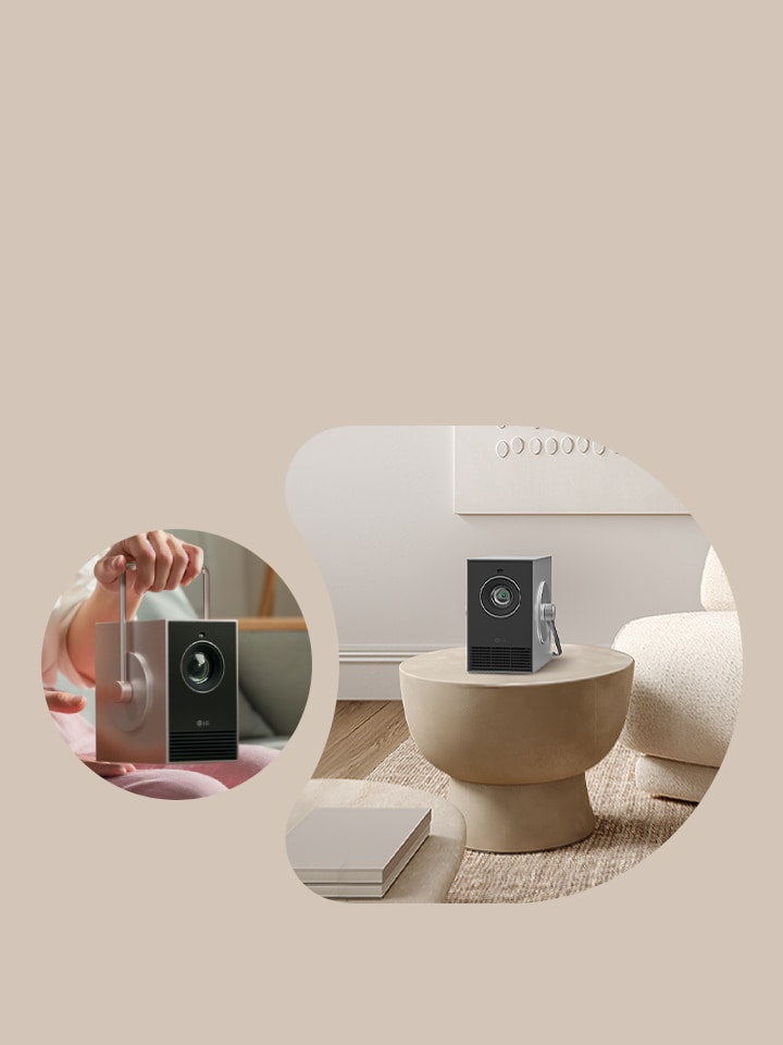 Brand new LG CineBeam Q 4K Mini Portable Projector