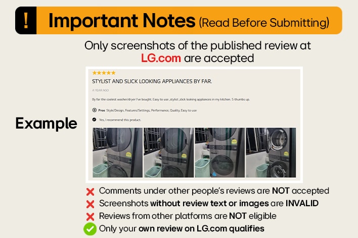 LG.com Review Notes