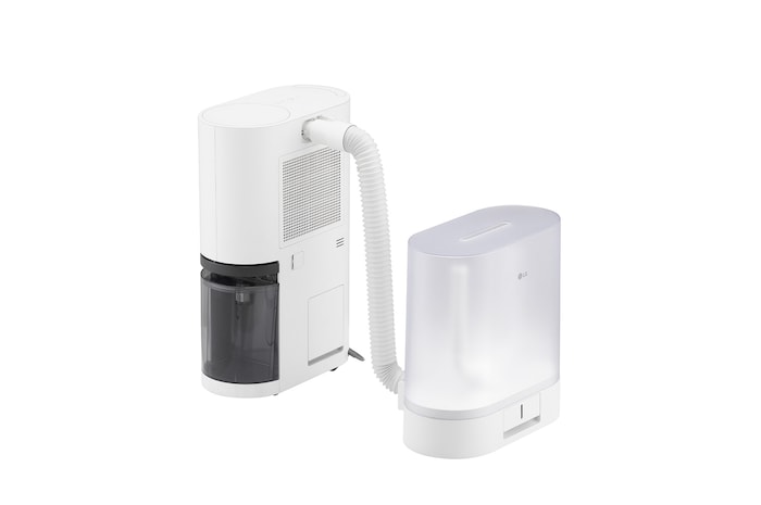 image of the Drying Case connected to the LG mojave dehumidifier