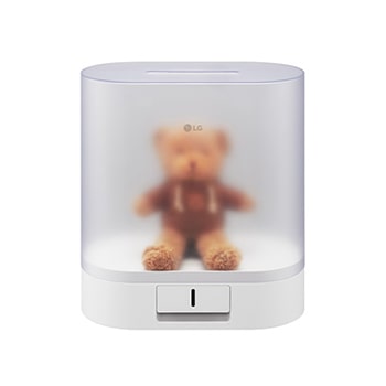 image of the Drying Case with its lid closed and a doll attached to the holder