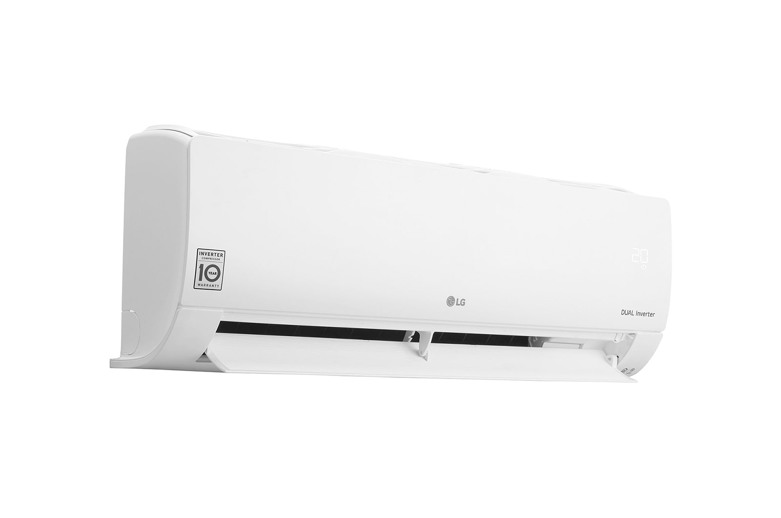 LG DualCool Split Type Heat Pump Air Conditioner with Dual Inverter Compressor (1HP with remote control), LGHP09S